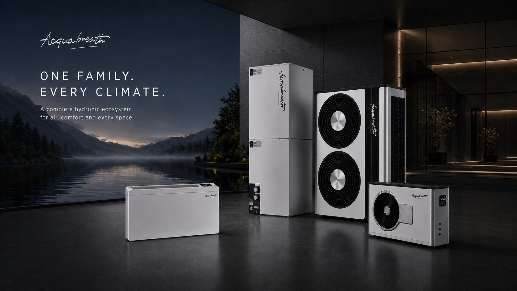 ACQUA BREATH whole-air and hydronic climate product family